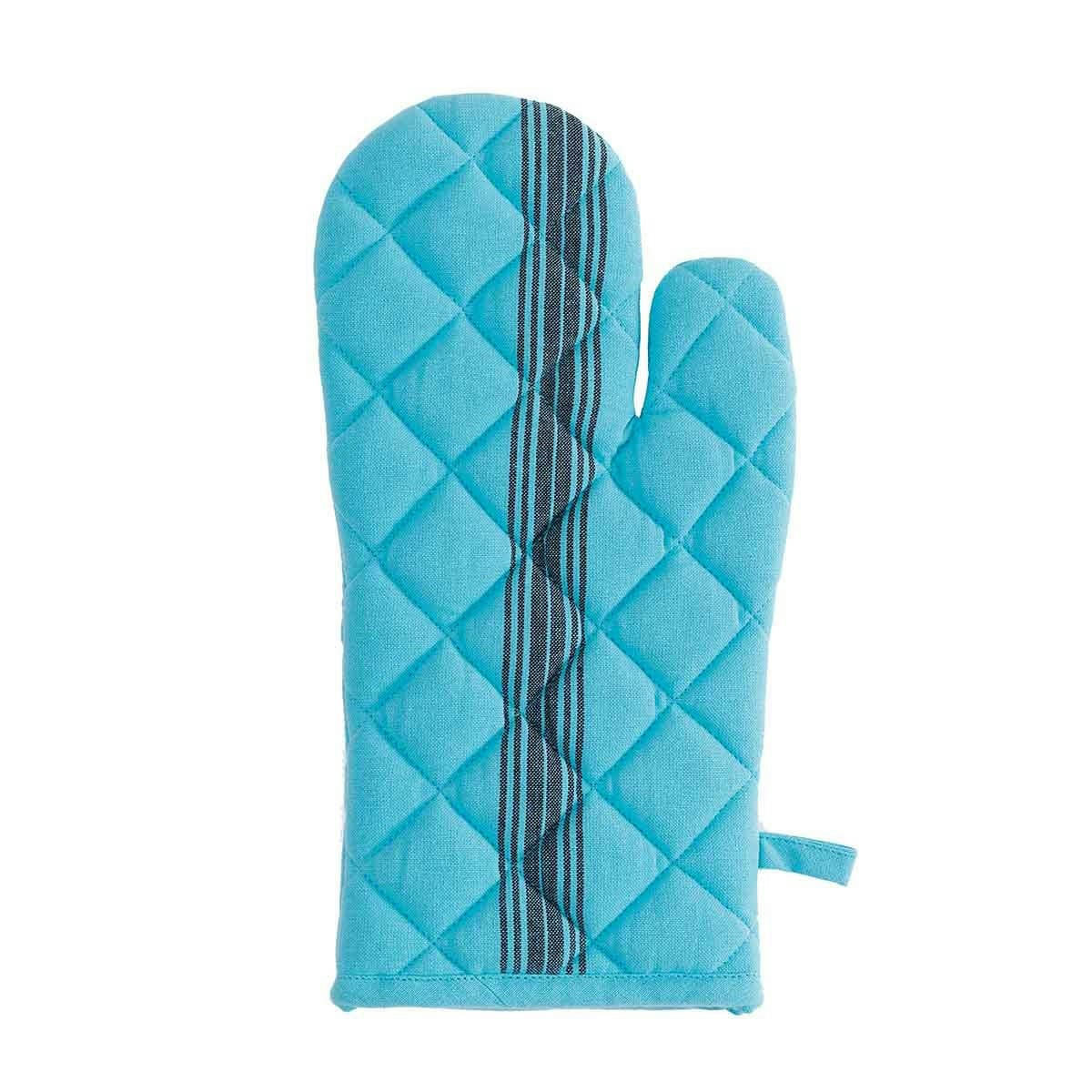 SKANDLIFE - Gant à four  bleu turquoise 17x33 cm