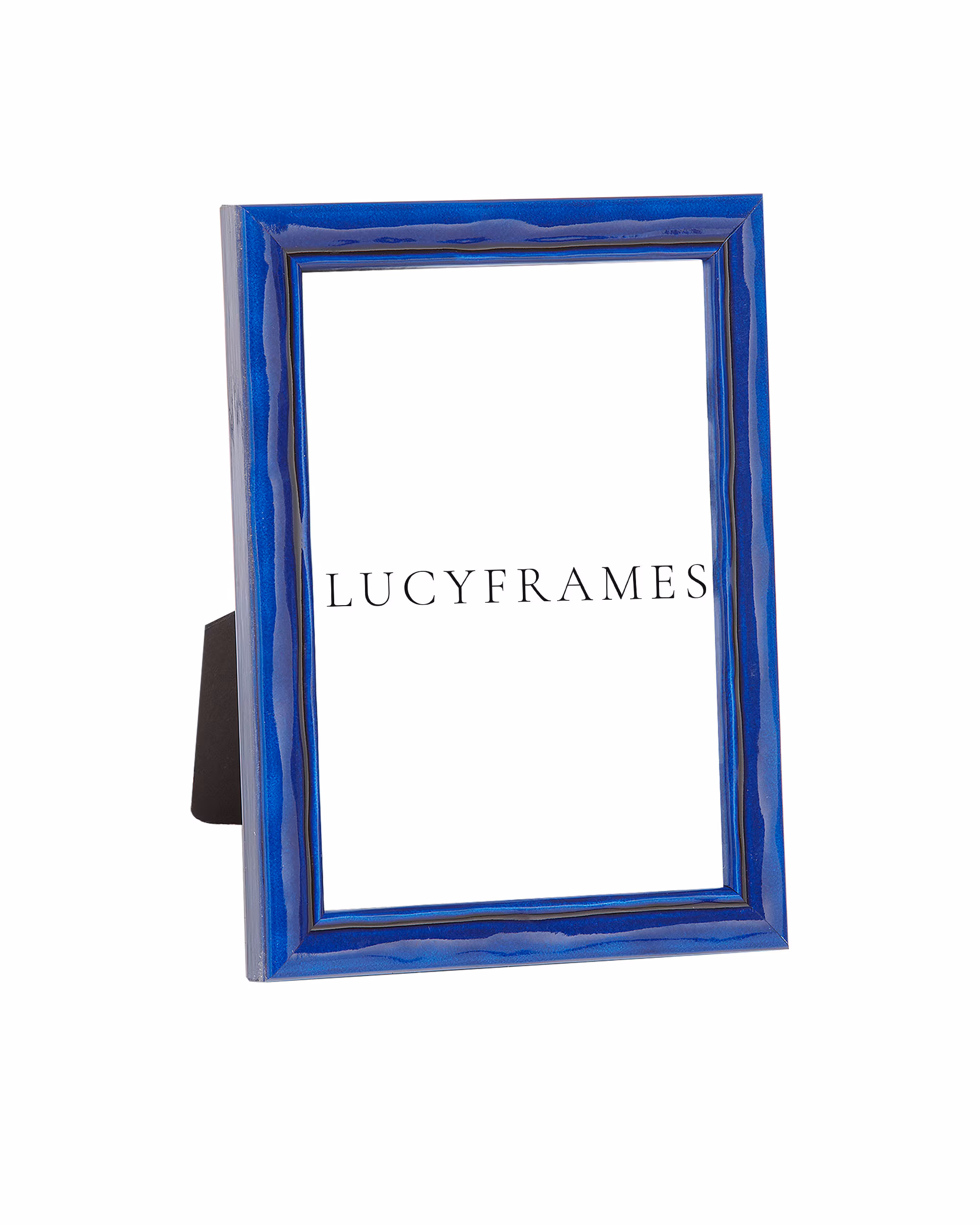 Rebeca Blue Picture Frame, Handmade Hardwood Modern Style