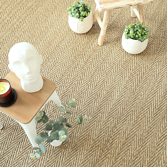Jonc de mer - Bihar - Fin chevron - Rouleau de 2m x 22m