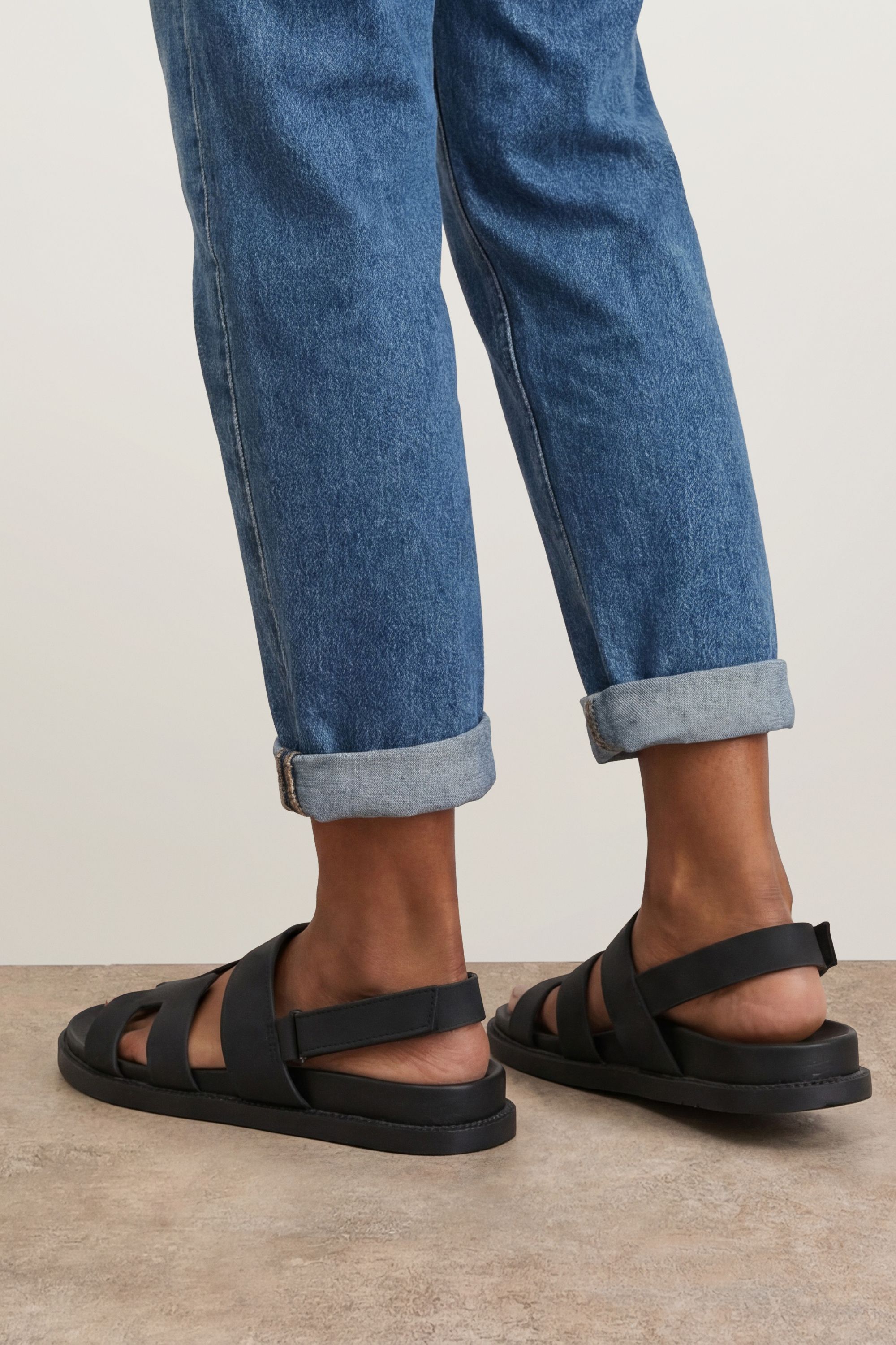 Oasis Tay Faux Nubuck Slingback Footbed Sandals