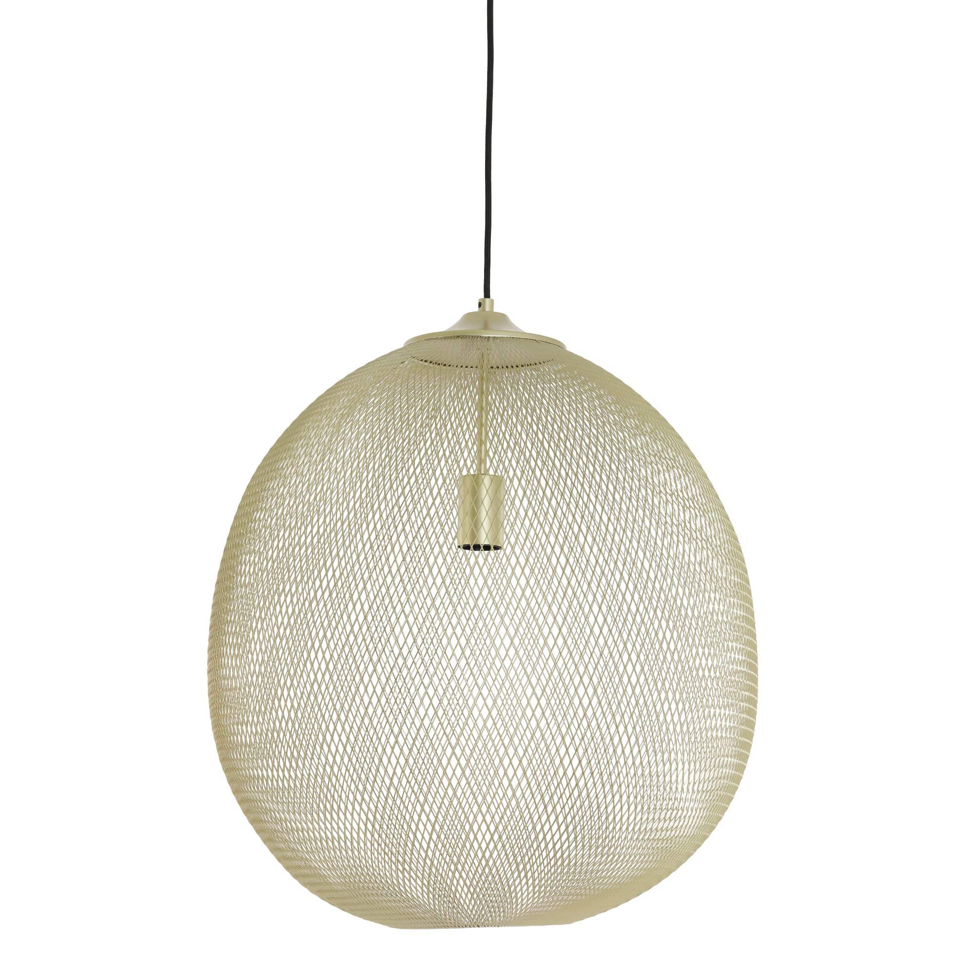 Light & Living hanglamp Moroc - goud - Ø50cm