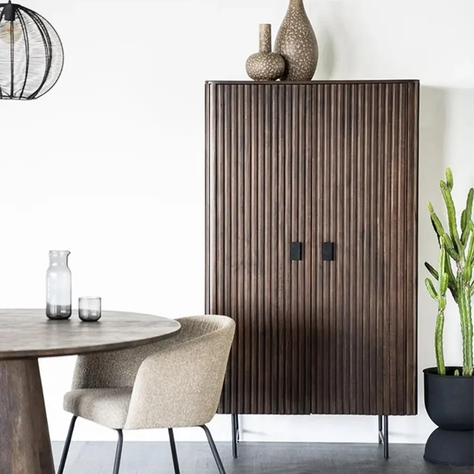 Eleonora Eleonora wandkast Remi 2-drs. bruin - 45x96x58 cm