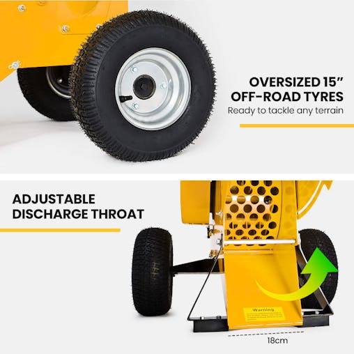 NNEMB 15HP 420cc Commercial Wood Chipper