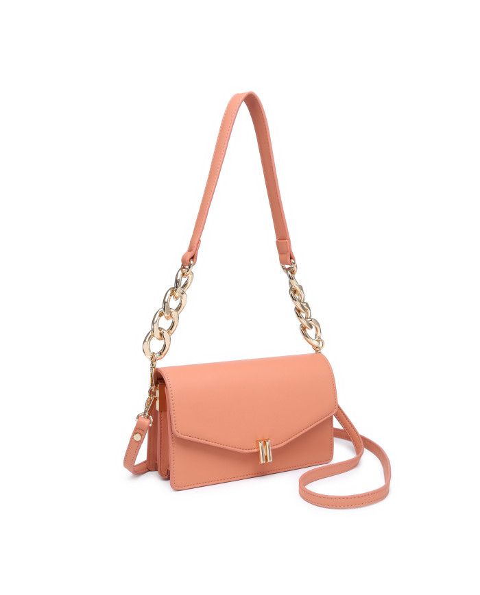 JFY Metal Ring Featured Strap Shoulder Bag