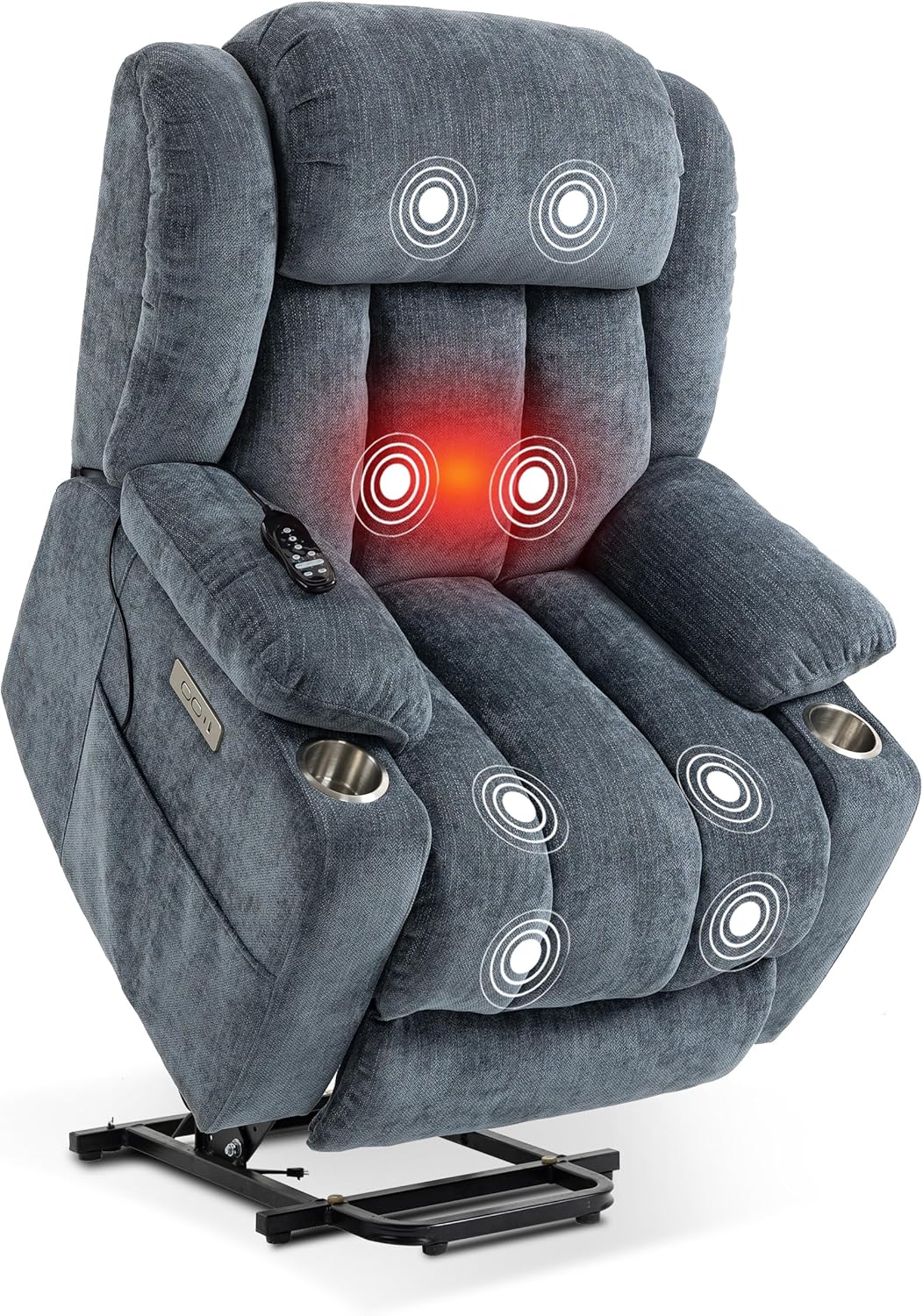 PELUMY Power Lift Recliner Chair for Elderly (Blue Gray)