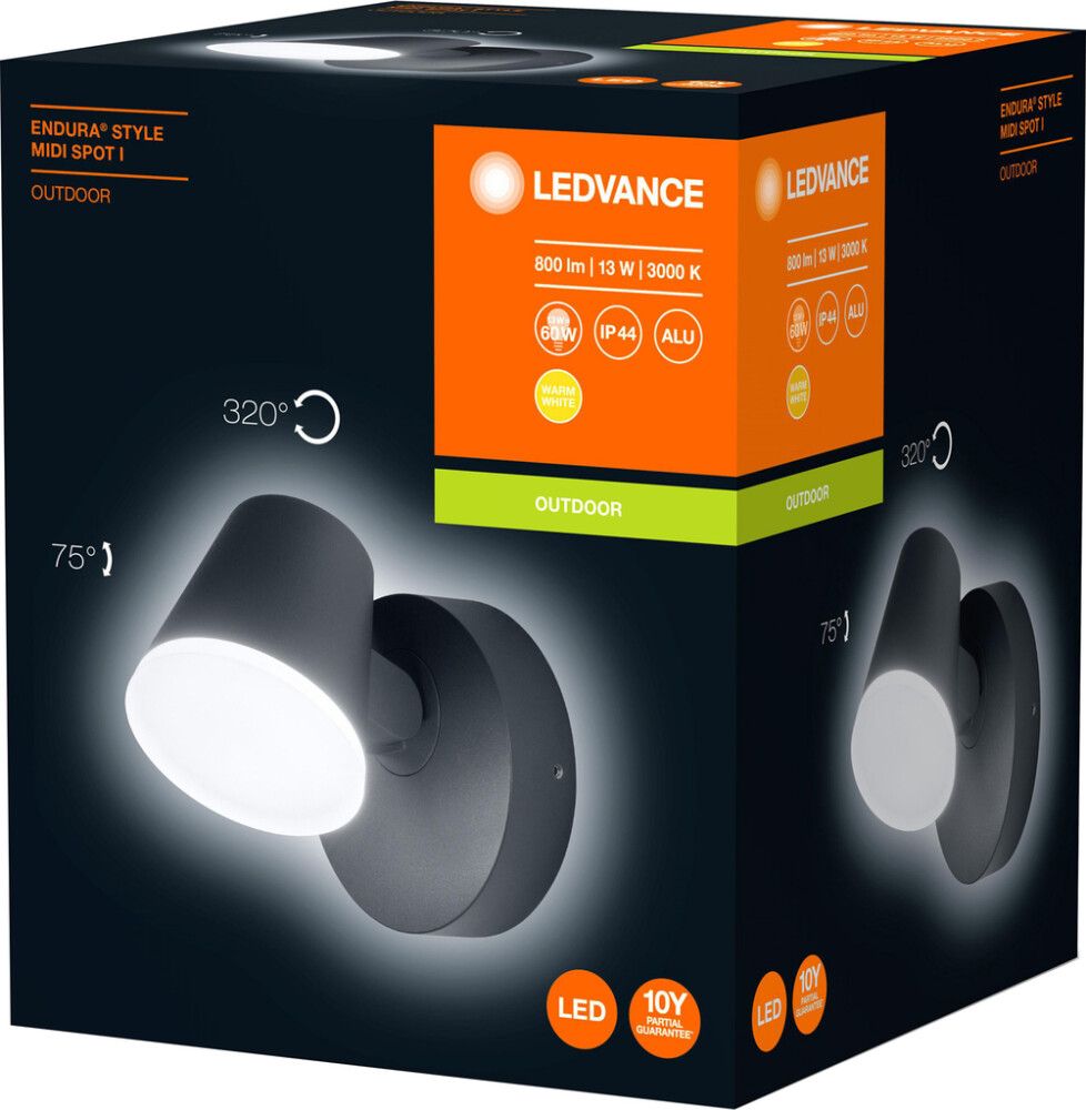VEGGLAMPE LEDVANCE ENDURA STYLE MIDI SPOT I