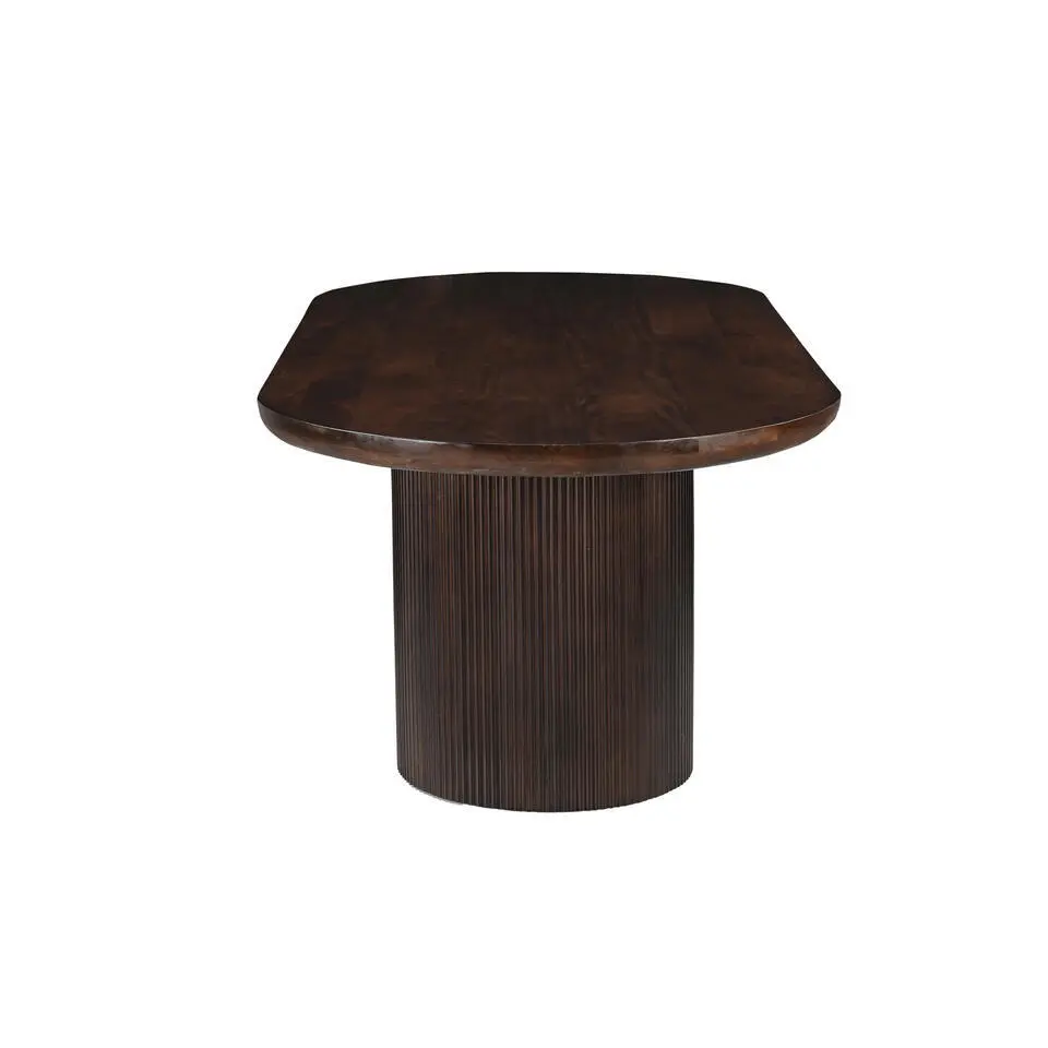 Livingfurn - Eetkamertafel Sevilla Brown 220cm - Mangohout