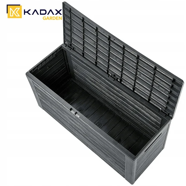 Kadax Skrzynia Ogrodowa Balkon Kufer 280L Antracyt