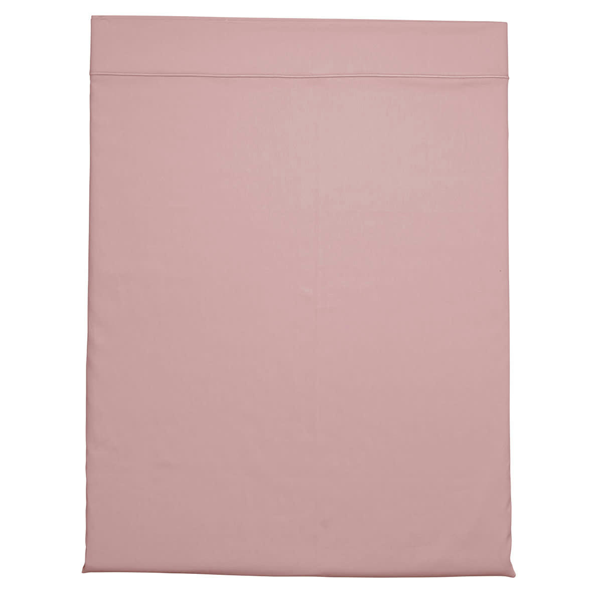PARTITION - Drap plat   Satin de coton Coloris Rose 180x290 cm - DODO