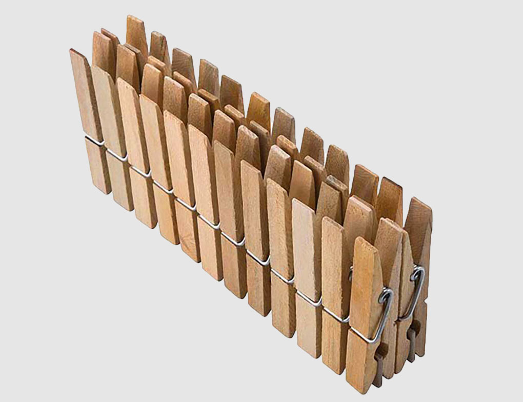 Wäschklammern Holz