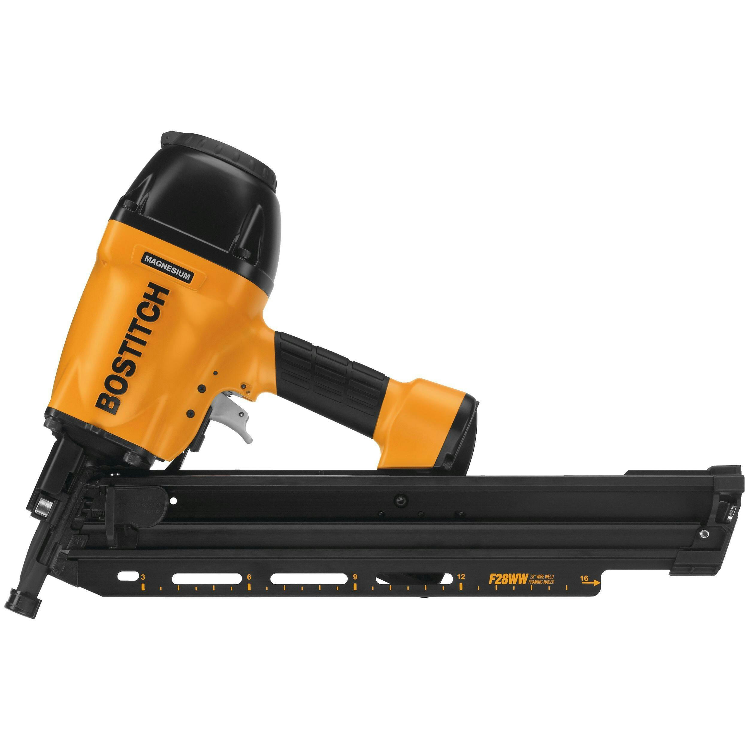 Bostitch F28WW Clipped Head 3-1/2-in Stick Pneumatic Framing Nailer