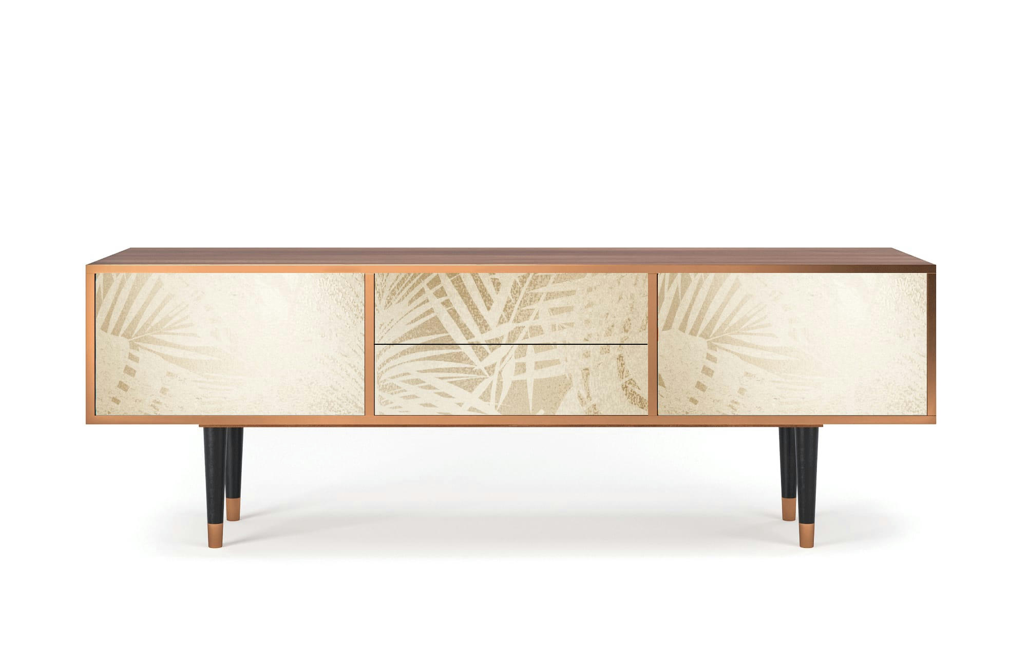 PLANT OF THE DESSERT - Meuble TV  sable 2 tiroirs et 2 portes L 170 cm