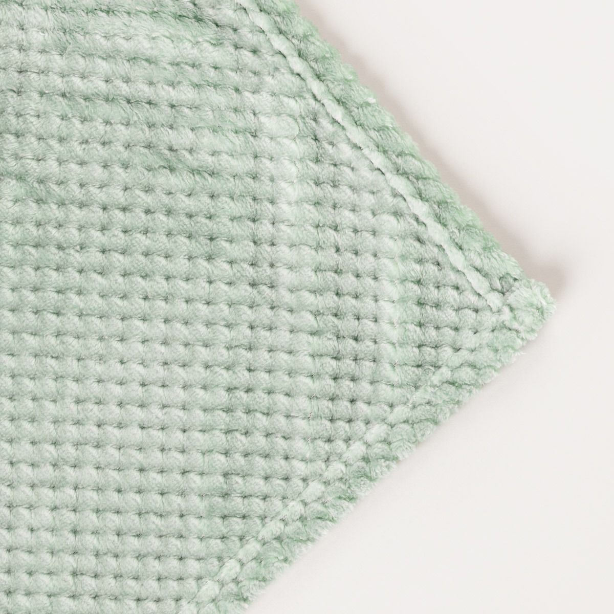 Koc GALEN gruby zielony z efektem ombre 150x200 cm