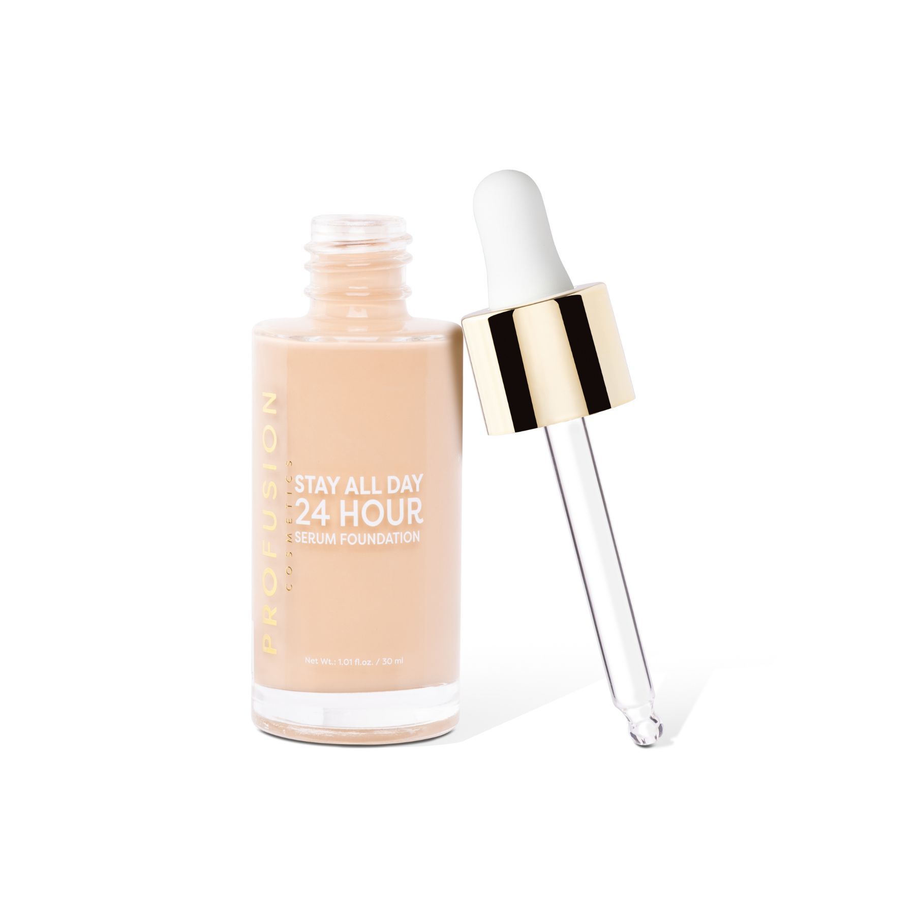 Profusion Cosmetics 24 Hour Stay All Day Silicone Foundation Light Beige