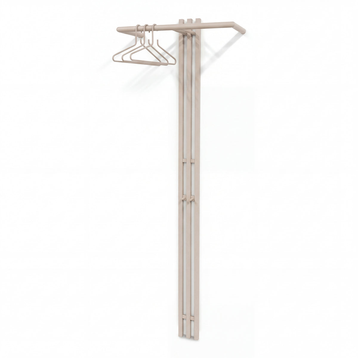 Spinder Design kapstok Senza 5 - Silky Taupe - 2 haken