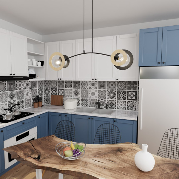 Lampa Wisząca Skiva 2 Bl