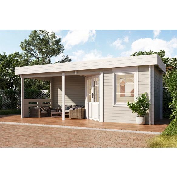 Gartenhaus »Gleda 5628 40«, BxT: 597 x 320 cm, 15,6 m², Fichtenholz