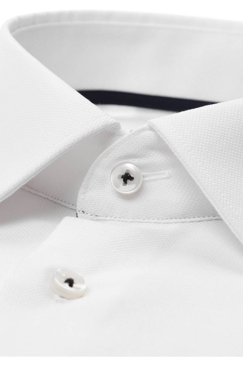 ETERNA Slim Fit Hemd weiss, Strukturiert