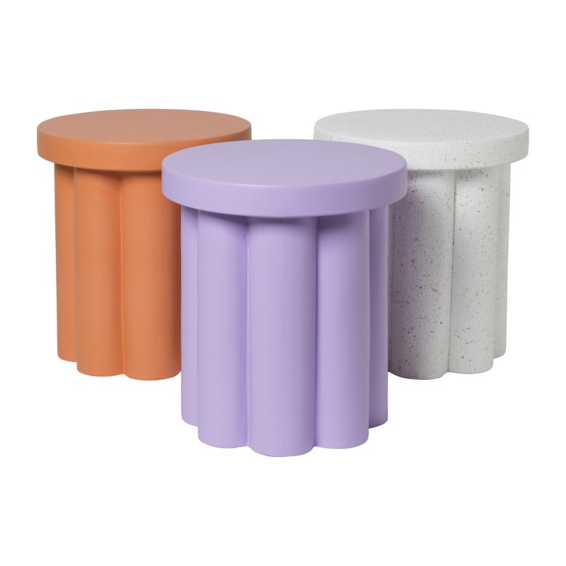 Bijzettafel Malmo - peach - &Oslash;40x45 cm