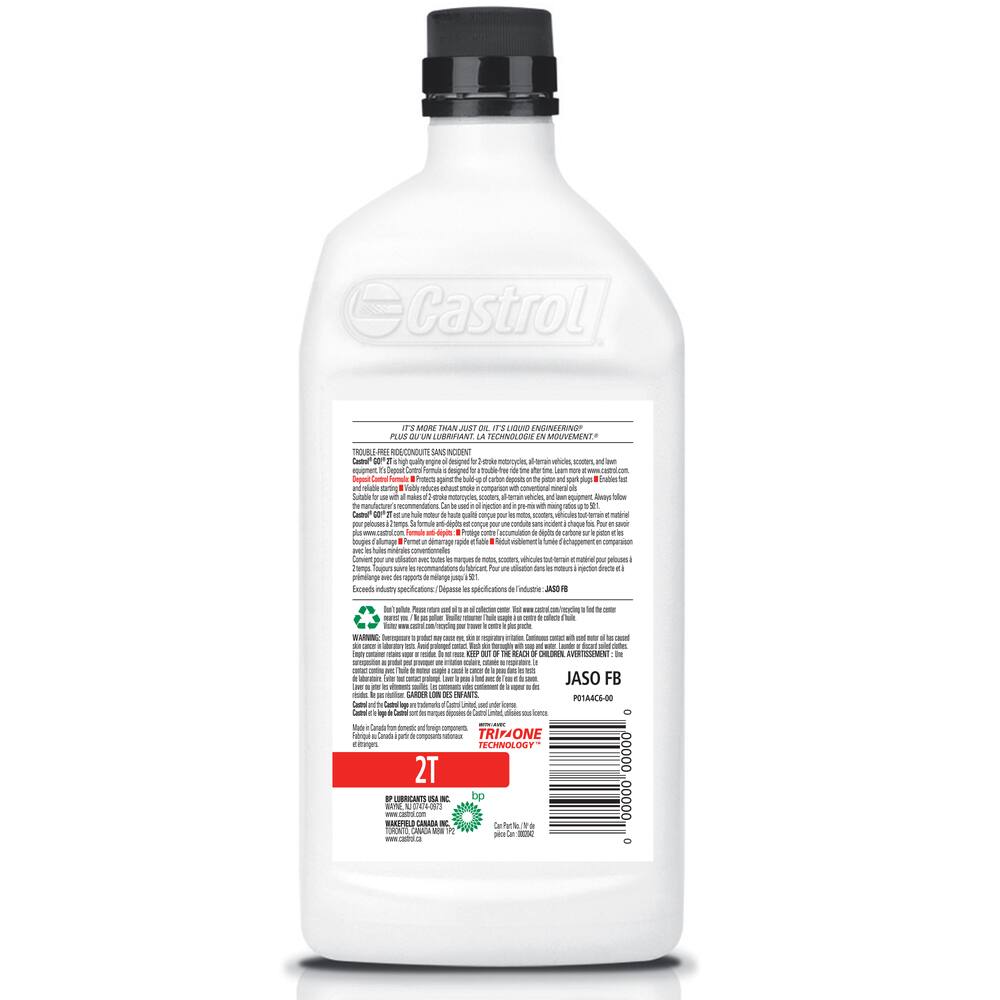 Castrol Super 2-Stroke Motorcycle Oil, 1-L