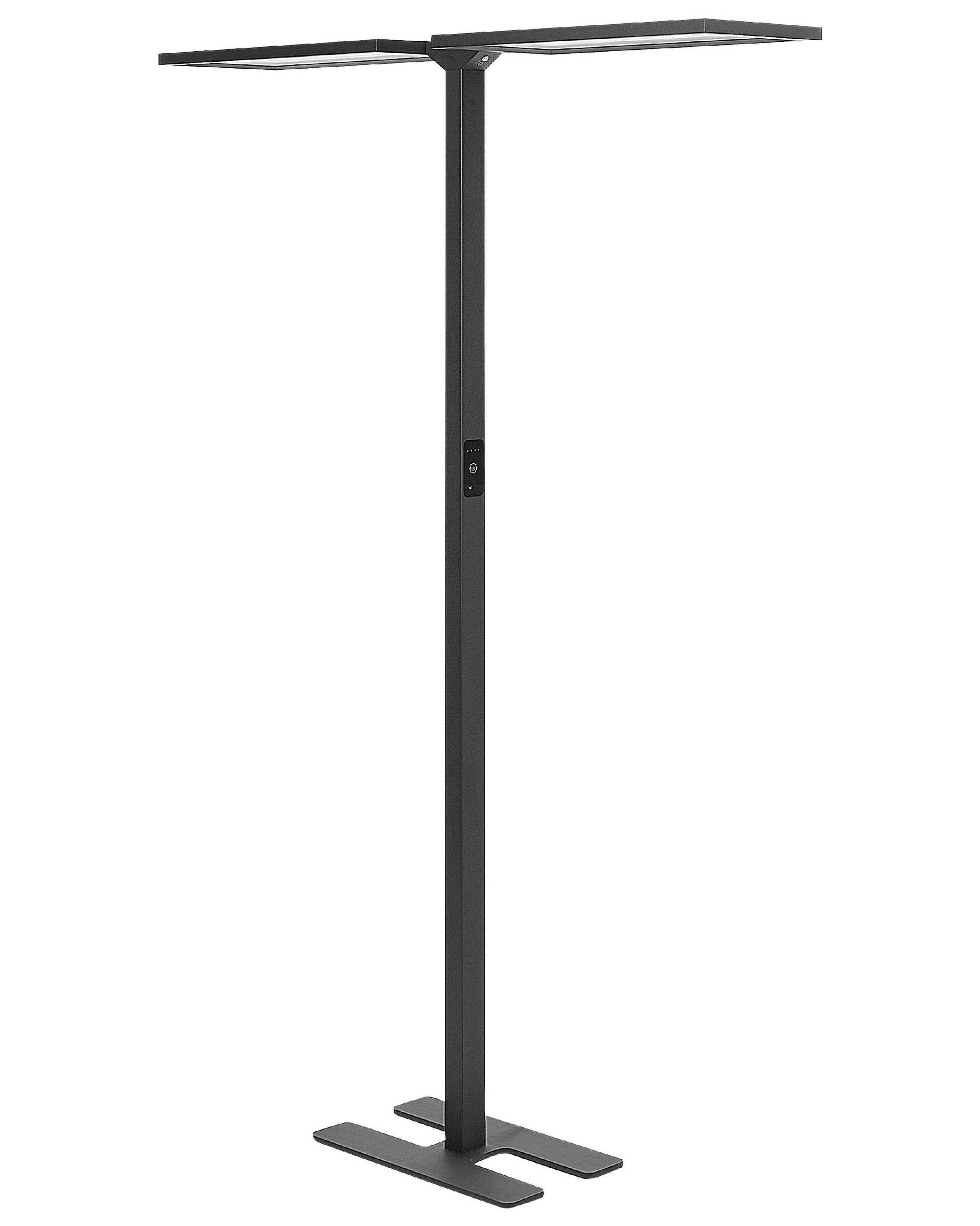 Lampa podłogowa LED ze ściemniaczem czarna