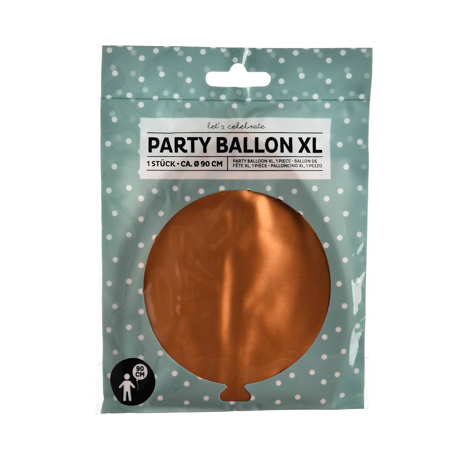 XL-Luftballon Gold, ⌀ 90 cm, H 900 mm