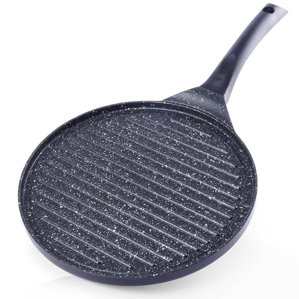 Patelnia grillowa granitowa 26 cm GRANDE