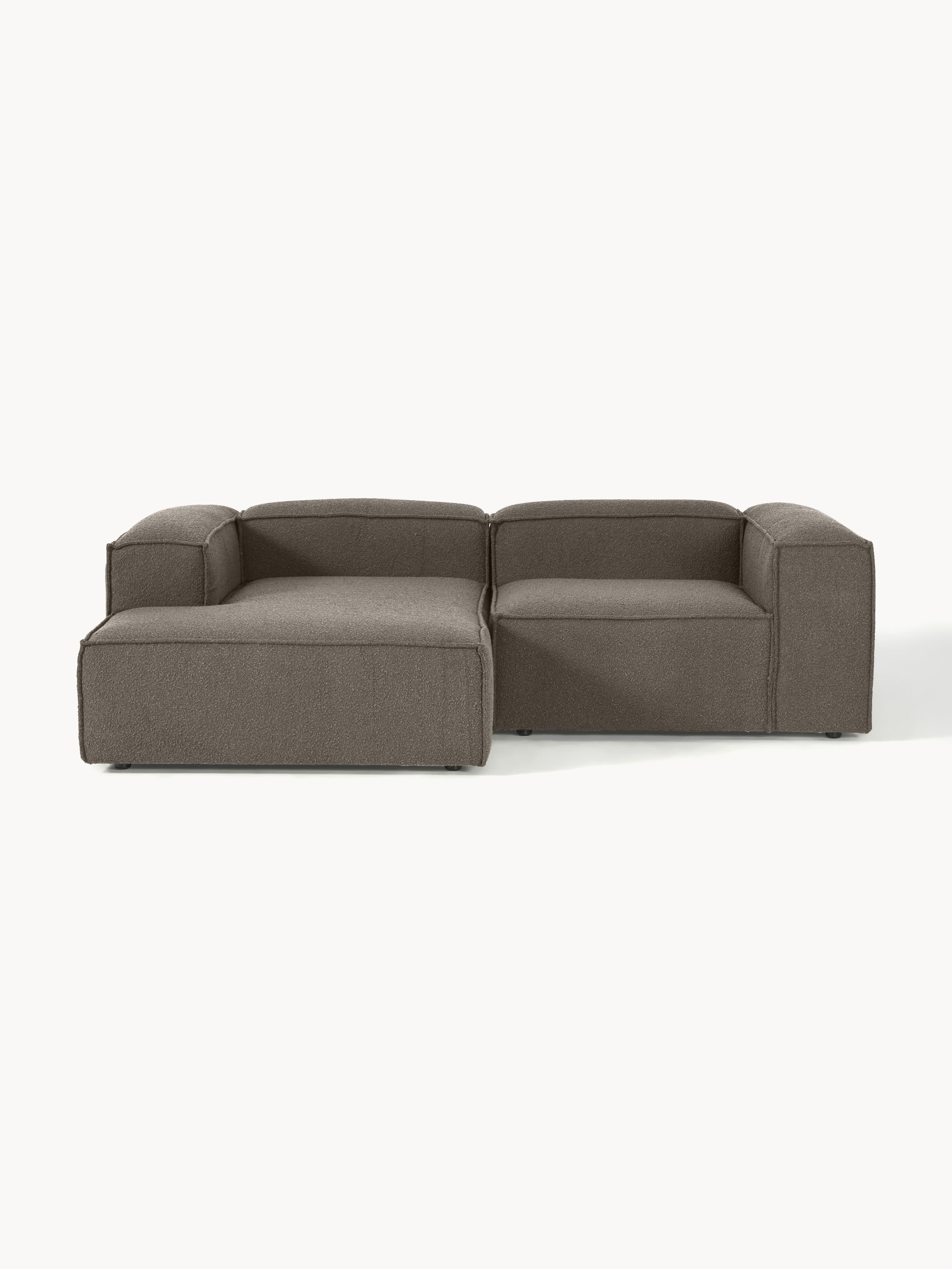 Modulares Bouclé-Ecksofa Lennon (2-Sitzer)