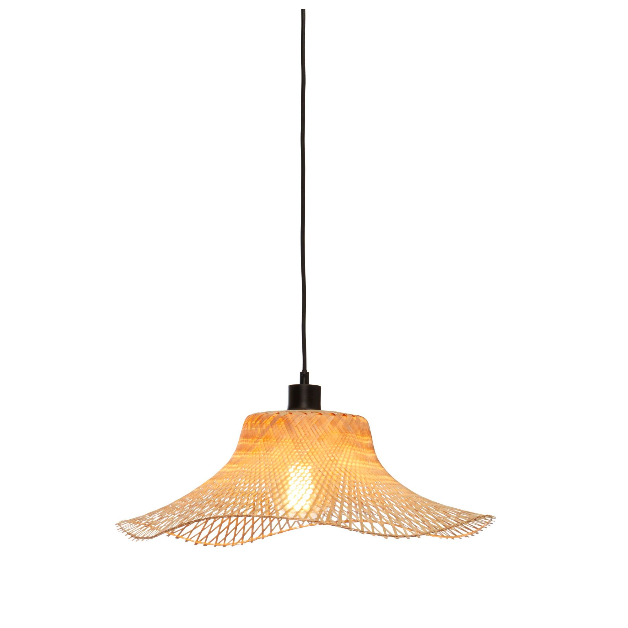GOOD&MOJO hanglamp Ibiza - bruin - Ø65cm