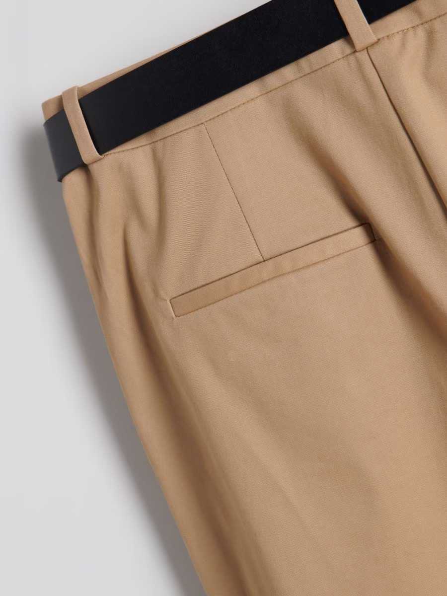 Chino Trousers With Belt