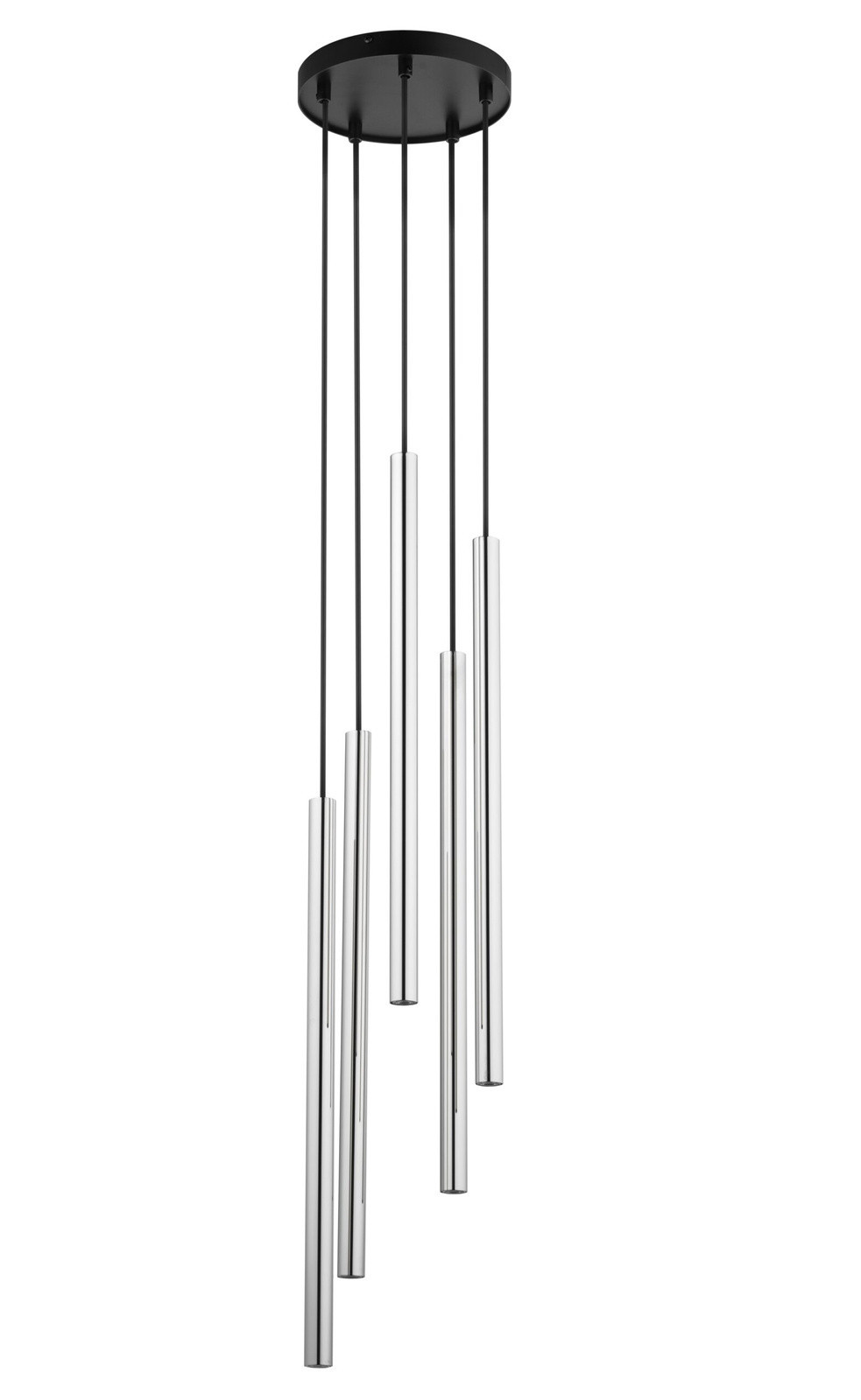 Lampa wisząca czarno-srebrna SOPEL LUX 5xG9x3W Sigma Lighting