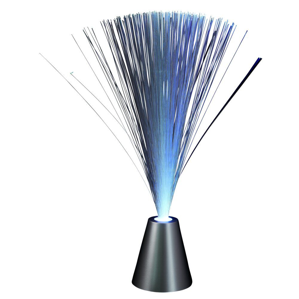 Lampe fibre optique changement de couleur Ø7,7xH34cm