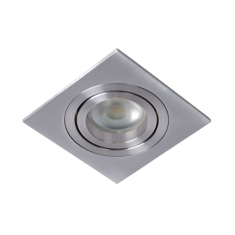 Spot encastrable Tube chrome GU10 50 W LUCIDE