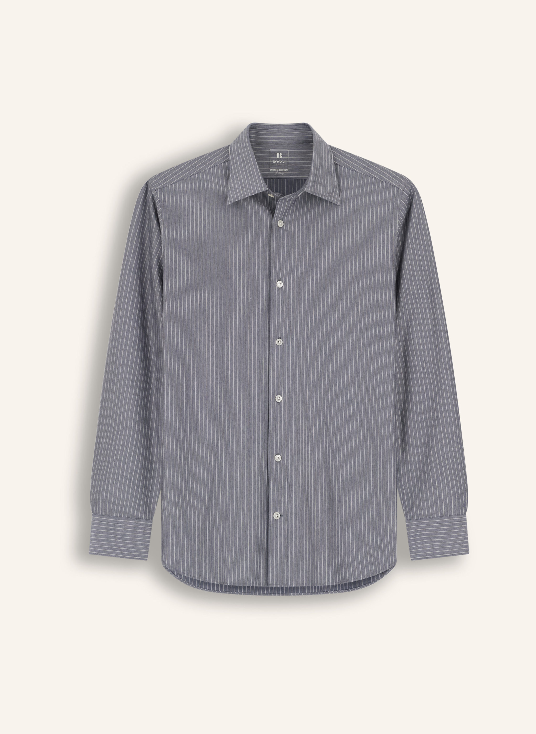 BOGGI MILANO Jerseyhemd Regular Fit