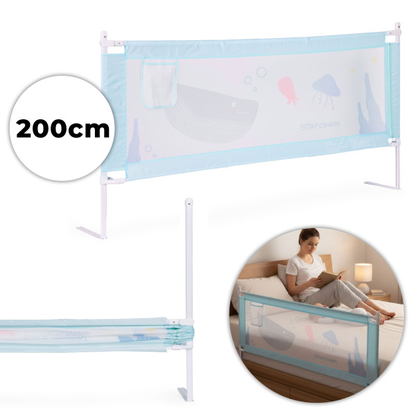 Barierka ochronna na łóżko 200 cm dla dzieci ECOTOYS