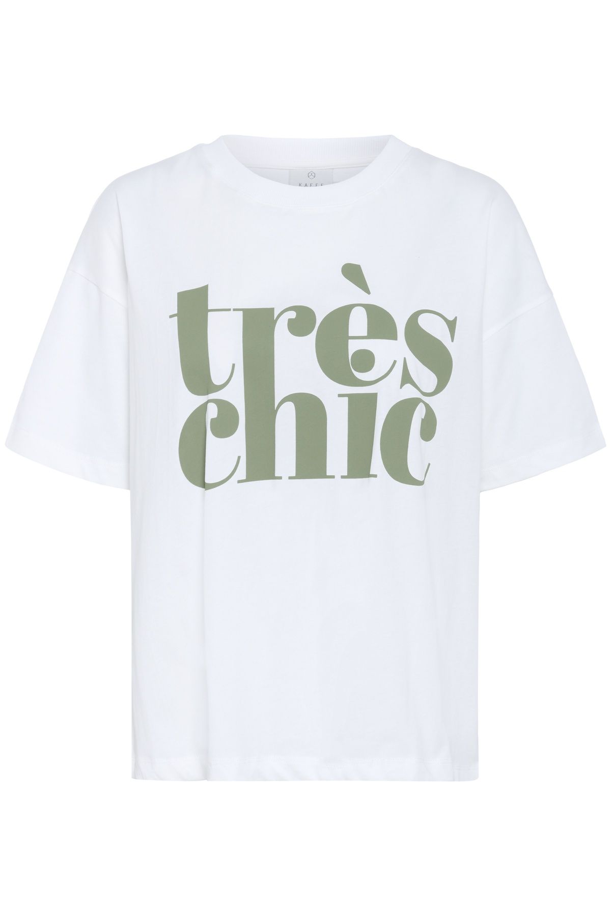 Kaffe KAjenny T-shirt Statement Tee Crew Neck