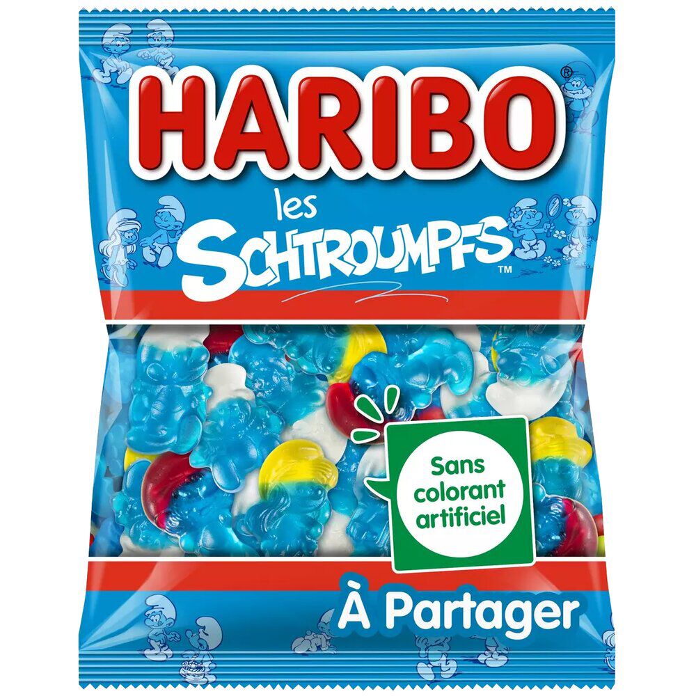Bonbon Schtroumpfs HARIBO 120gr