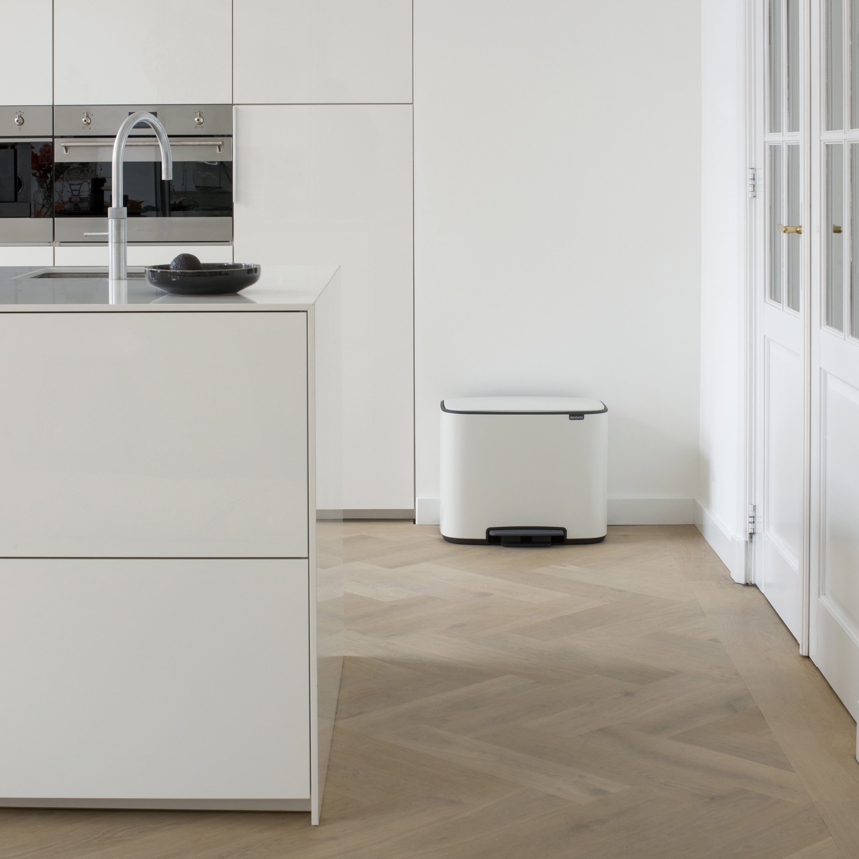 Brabantia Bo Pedaalemmer 3 x 11 L - Wit