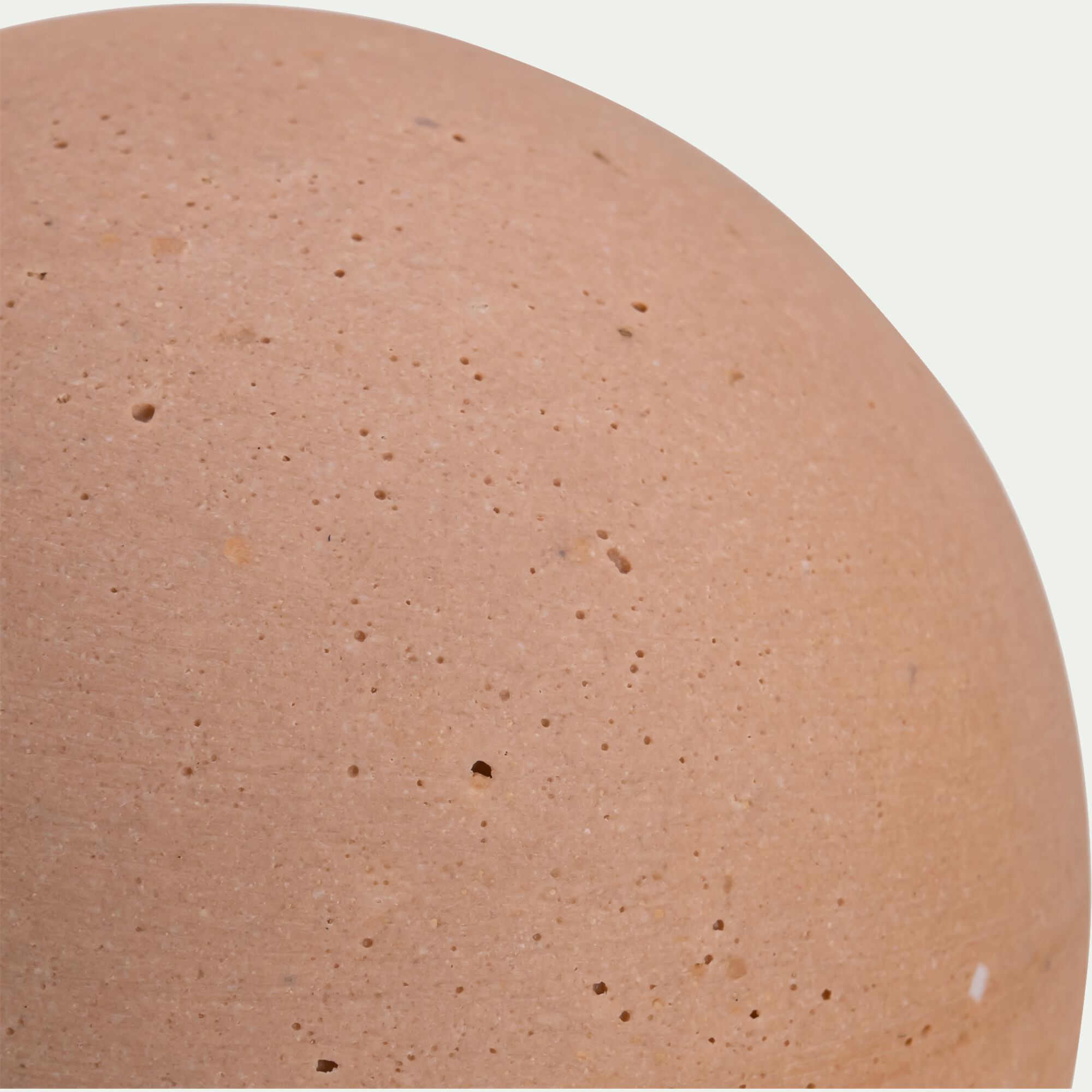 CALMONT - Boule déco D12,5cm - beige