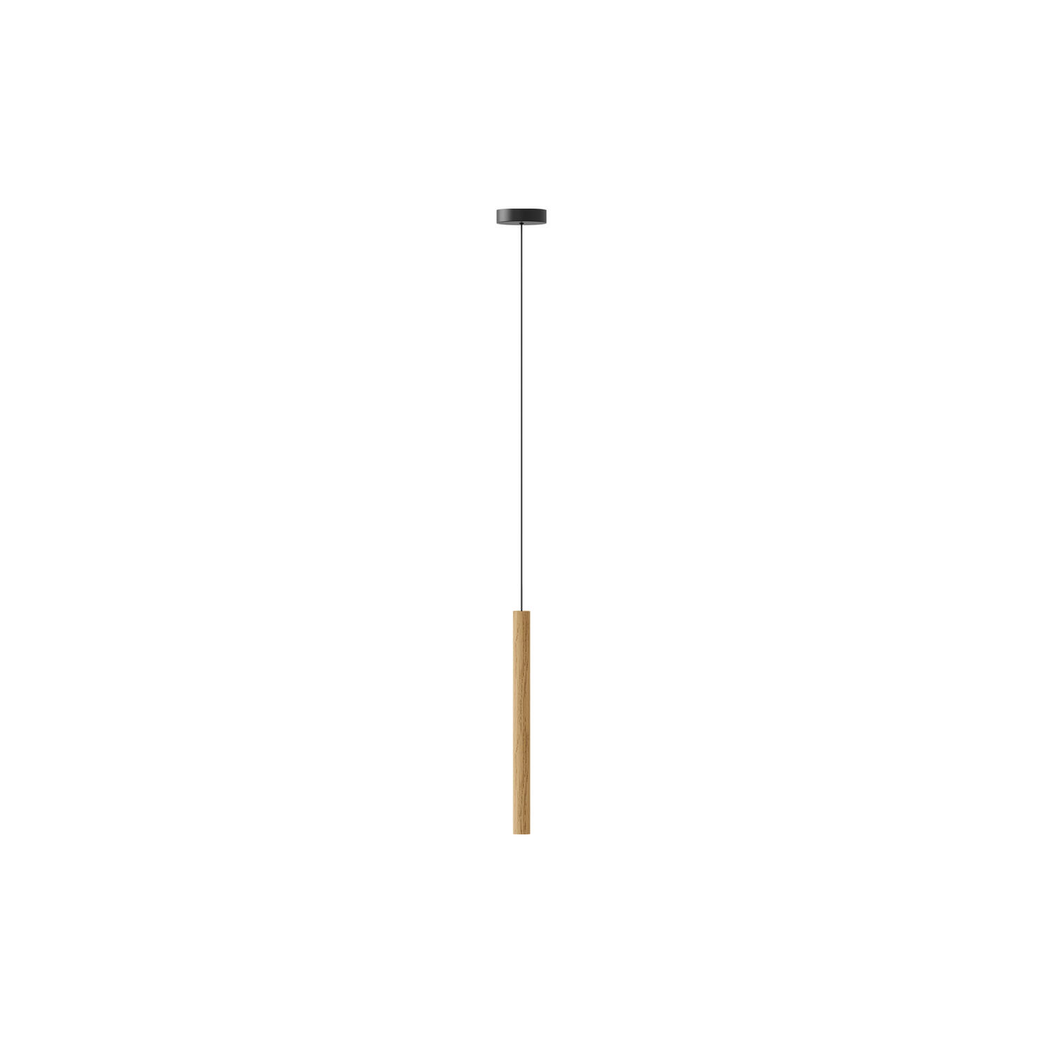 Chimes Tall Pendant, oak