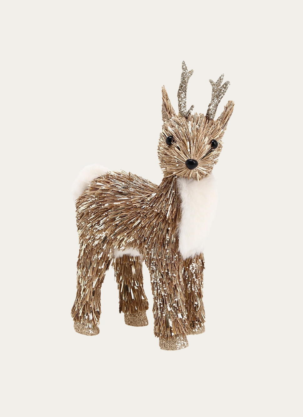 DÉCORATION DE NO&Euml;L FAON DORÉ