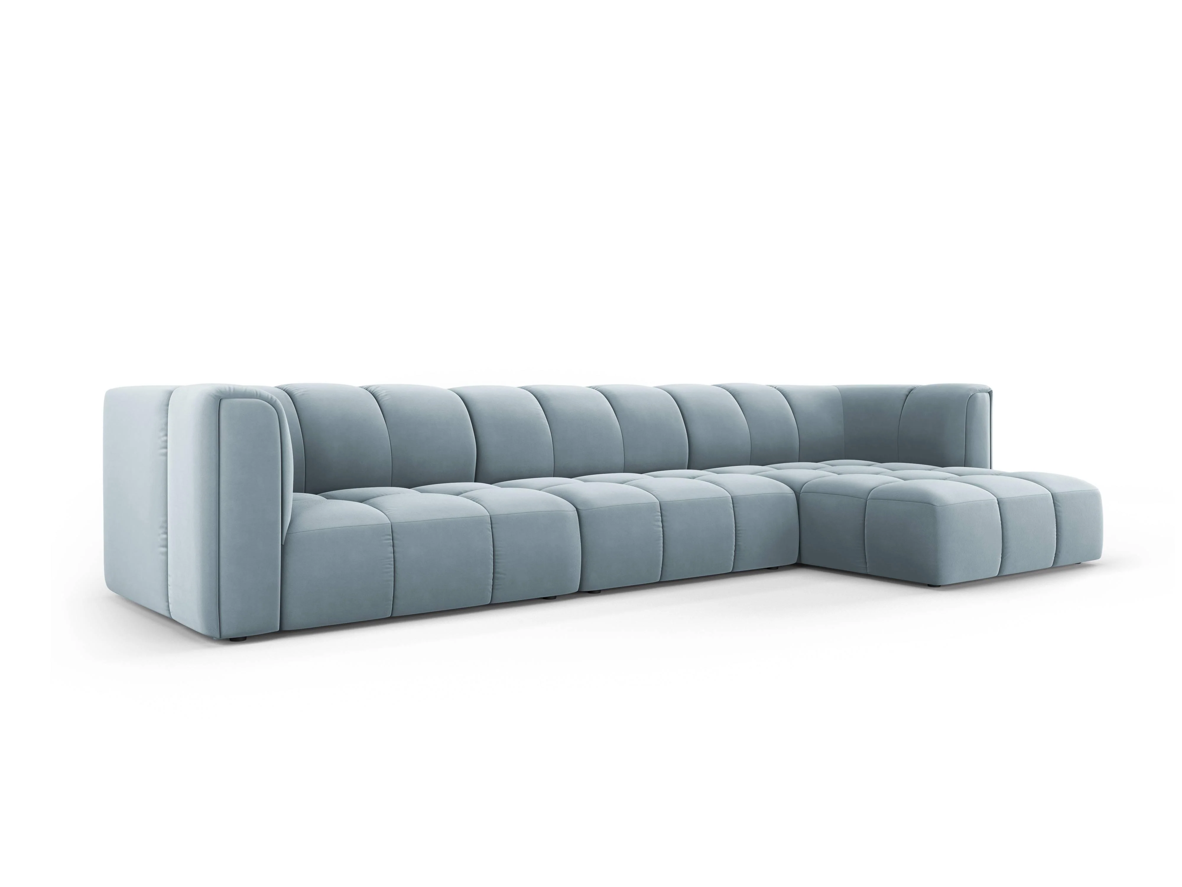 Hoekbank Francesca velvet rechts 5-zits