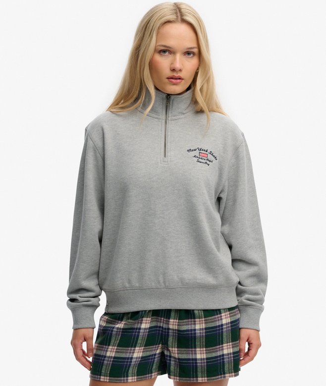 Athletic Essentials Graphic Half Zip Sweatshirt