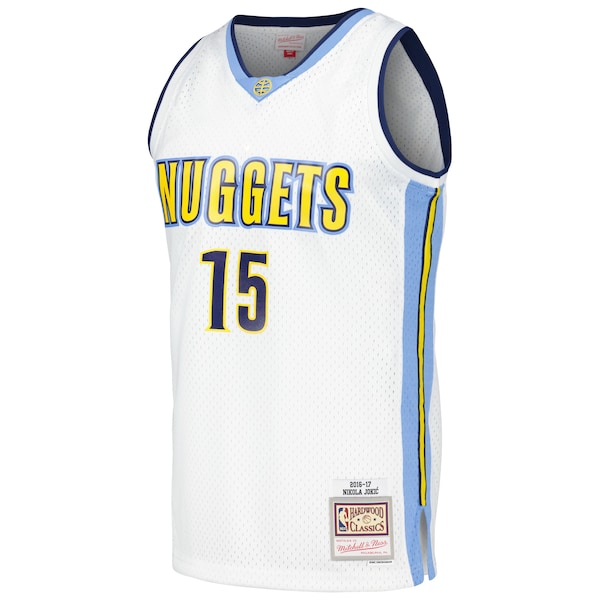 Nikola Jokic Denver Nuggets 2016/17 Throwback Swingman Jersey - White
