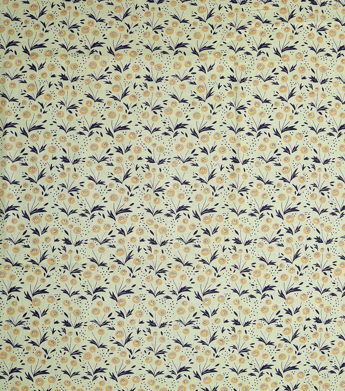 Heather McLaughlin Orange Berries On Cream Premium Print Fabric