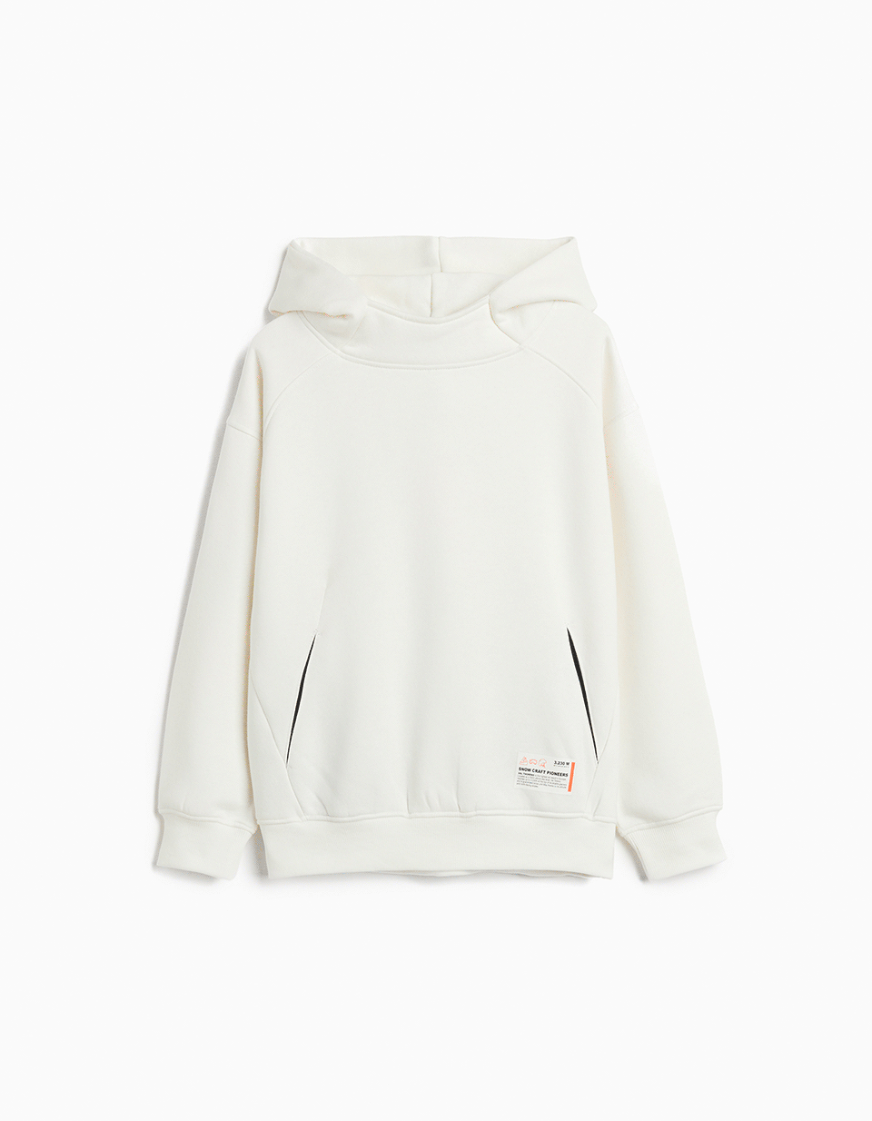 Sweatshirt com Capuz, Menino, Branco