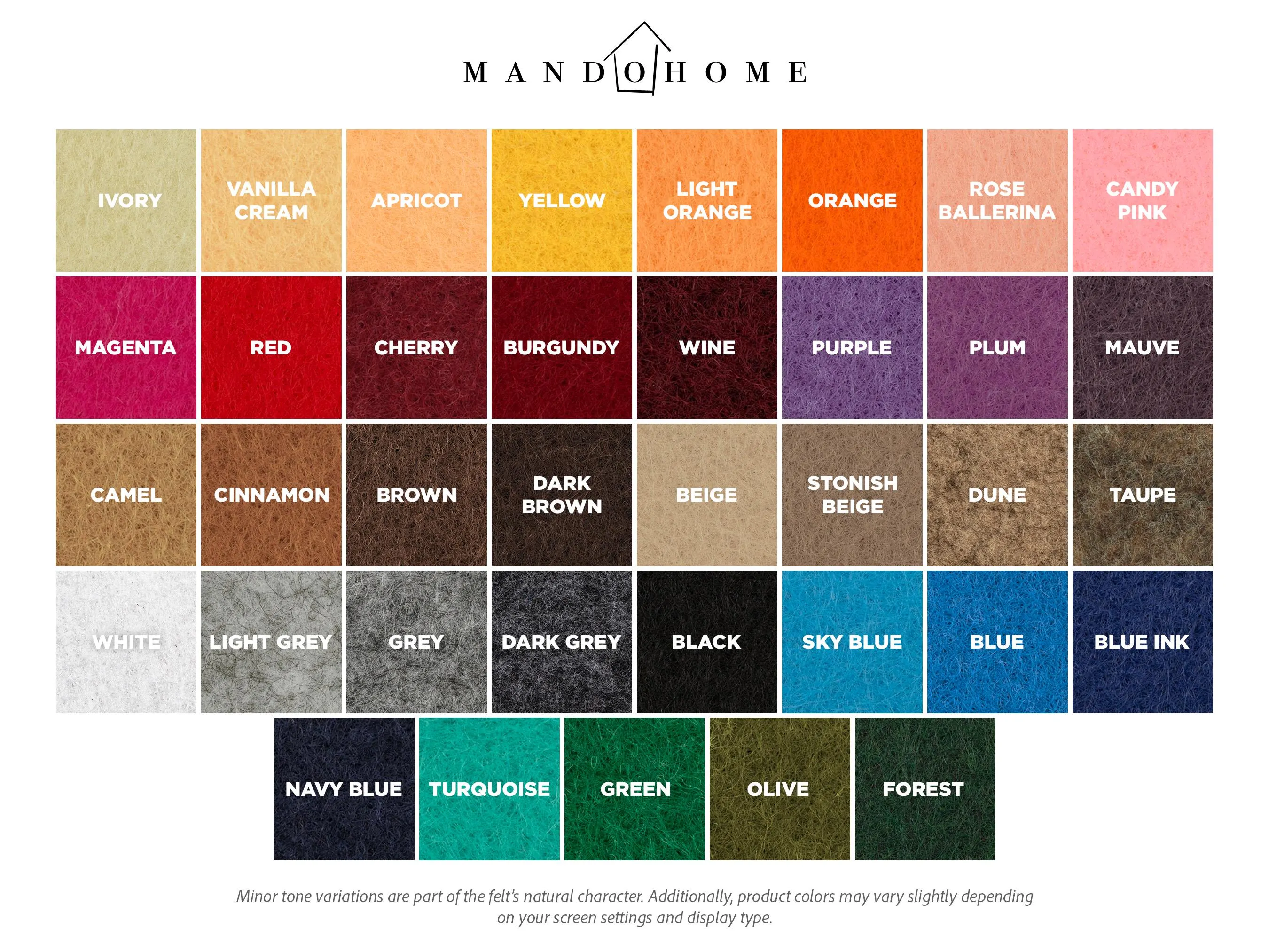 Comfortable Multi-Color Felt Seat Cushion - Handmade Floor Pillow for Indoor and Outdoor Use