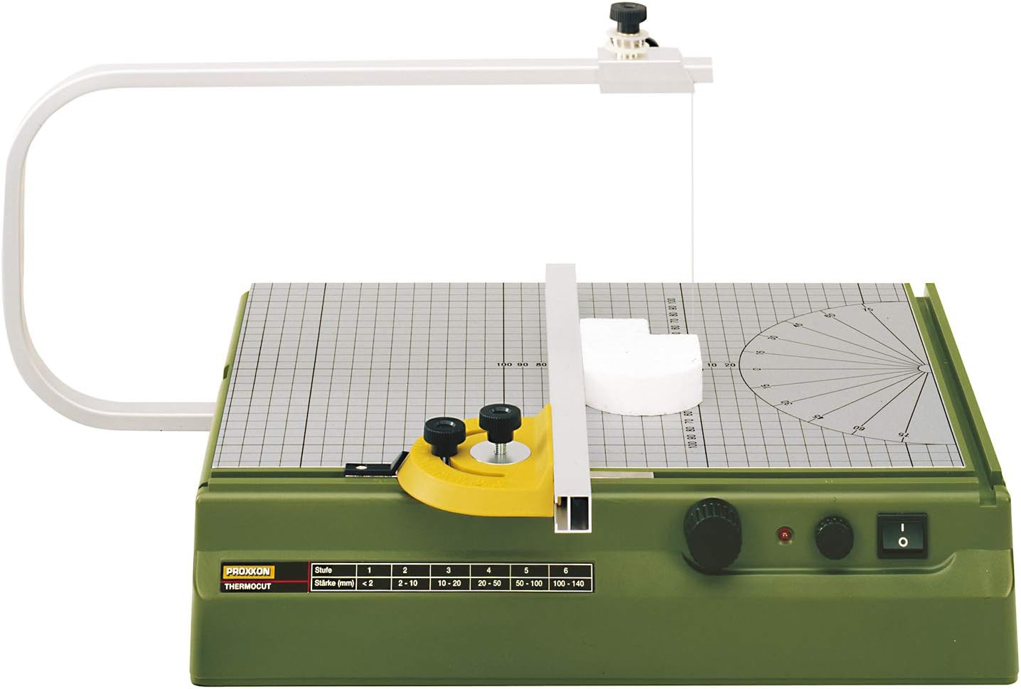 Proxxon Thermocut 115/E Auto-CAD Hot Wire Foam Cutter with Large Table – Precision Cutting Tool for Styrofoam, Model Making & Crafts 37080