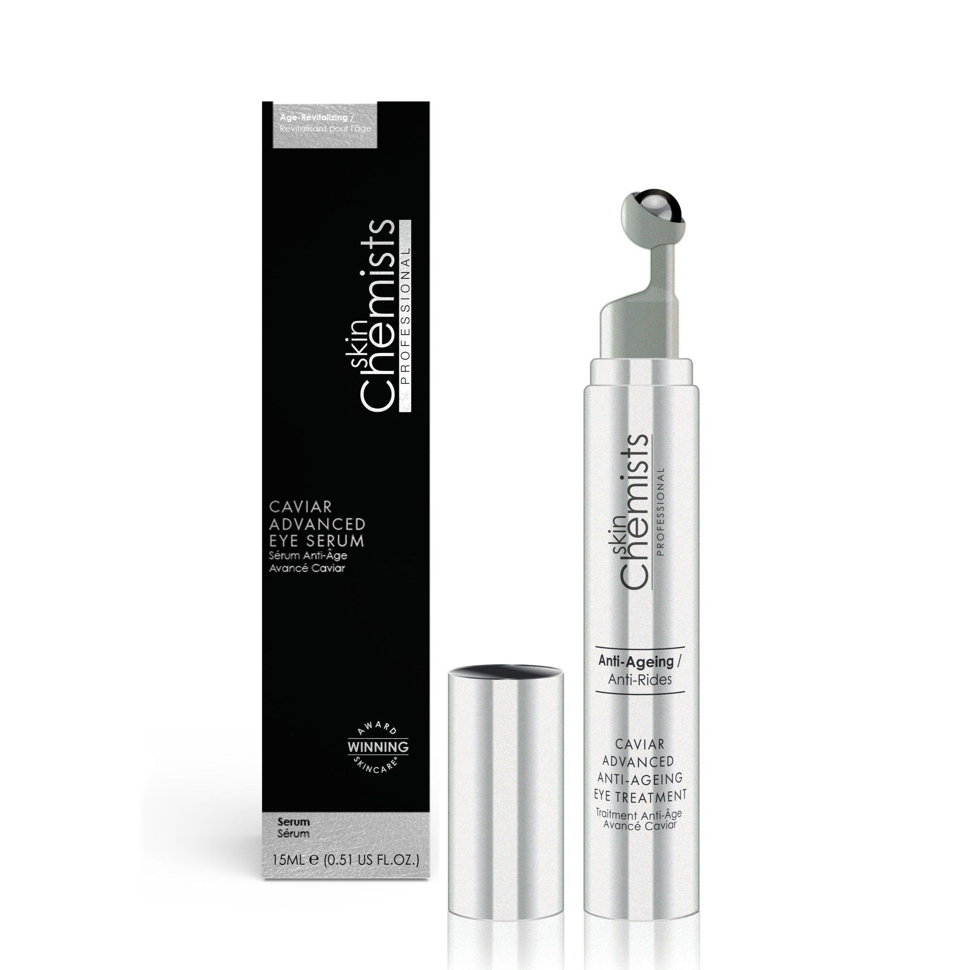 skinChemists professional Caviar Advanced Anti-Ageing Eye Treatment 15ml x 2 Duo Pack