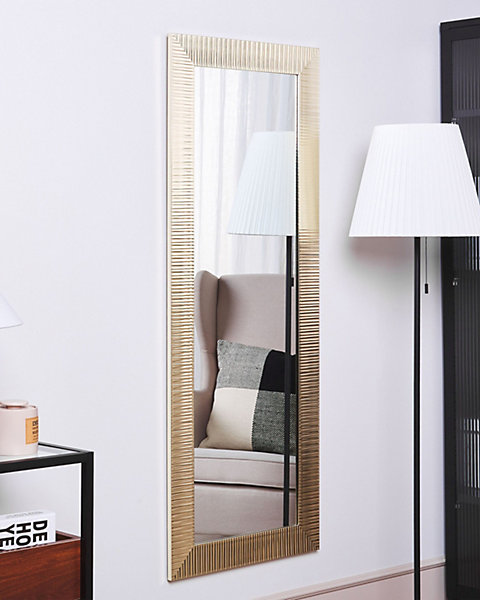 Miroir DRAVEIL 50 cm 130 cm Doré